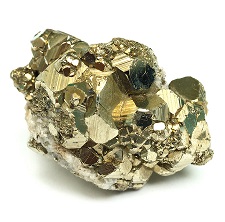 Image 1 is of a Pyrite (AKA Fool’s Gold) Nugget. Image 2 is of a real large Gold Nugget.